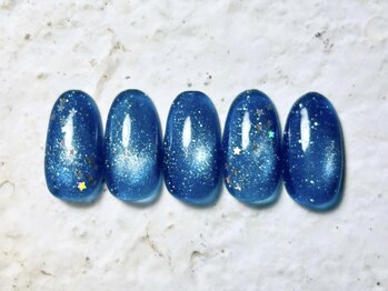 アヤ(AYA)/ブルーマグネットネイル