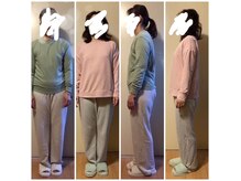 ザソースオブビューティ(The Source of Beauty)の雰囲気（姿勢改善整体で不調改善＆スタイルup！（写真は初回→6回目））