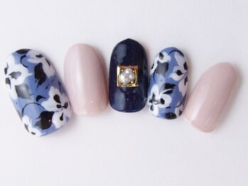 ネイルサロン ドレリッチ 大宮店(drerich)/【6990】秋フラワーネイル