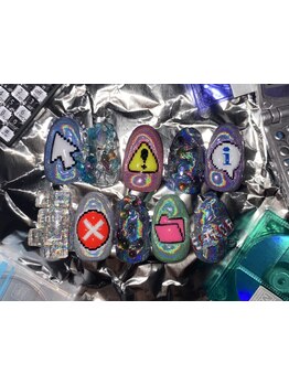 手描きアートが得意なサロン