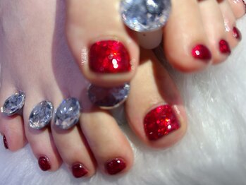 【フット】ホログラムネイル