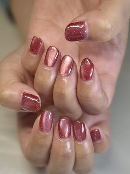 爪工房 ぱるっこの写真/オフィスOKの好印象ネイル◎大人気の「マグネット」もワンカラーと同価格で選べてコスパ&満足度抜群!