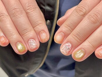 ナッピーネイル(NAPPY NAIL)/クリアデザイン6800円オフ代別