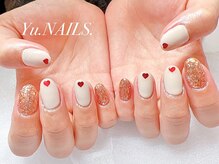 ユーネイルズ 恵比寿(Yu.NAILS.)/ハートホロネイル◎グリッター◎