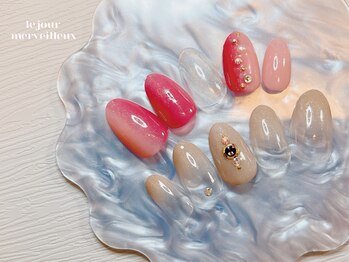 ル ジュール メルベイユ 大宮(le jour merveilleux)/ハンド■定額アート〈シンプル〉