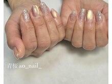 アオネイル(青桜 ao_nail_)/《人気No.1》マグネットネイル