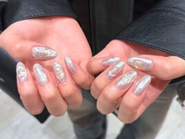 ミラーアートネイル