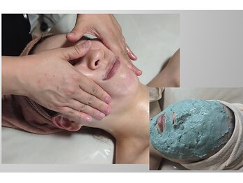 サロン ド ベルメール(Salon de Belle mer)の写真/【40代からの造形小顔】重力に負けない美筋マッサージ。骨格から整えたるみのないフェイスラインへ！