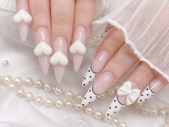 ネイルマフィア 新宿(NAIL MAFIA)の写真/《韓国・ワンホン・ちゅるん系からガーリー可愛い系まで》愛されネイルもお任せください♪