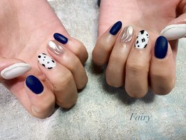 ミラー×牛柄 by阿部