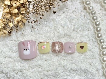 プティリボン 武蔵小金井店(PetitRibbon)/定額Foot うさぎ