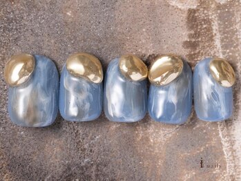 アイネイルズ 吉祥寺店(I nails)/ぷっくりミラーネイル