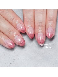 ラメグラデーションネイル