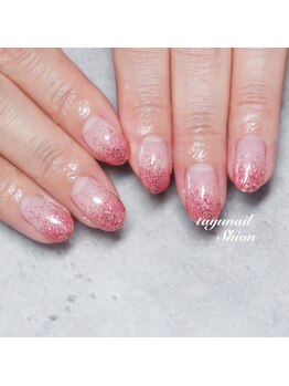 たゆ ネイル(たゆnail)/ラメグラデーションネイル