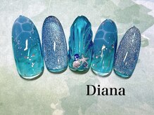 ディアナ ひたちなか高場店(DIANA)/定額ネイル　7700円　A-169