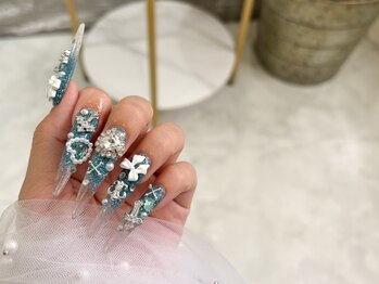 エムネイル(M-Nail)の写真/【スカルプするならM-Nail★】19年間人気店★持ち込みデザインOK★長さだしでロングもショートもOK◎