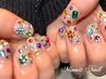インスタInstagramで人気のデザイン★カラフルな宝石ネイルデザイン6980