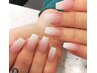 【ハンドジェル】ケア込み"フレンチ or カラグラ（指定色)90分¥6500