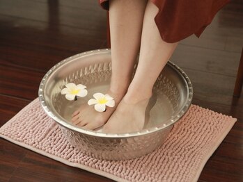 イブレモン(ibu Lemon)の写真/ホットストーン（玄武岩）で冷え性解消・血行促進にも◎むくみレスのほっそり美脚へ♪これからの季節に!!