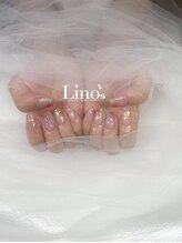 リノズネイルサロンプラス(Lino's Nail Salon +)/キラキラ×ストーン☆