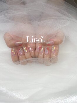 リノズネイルサロンプラス(Lino's Nail Salon +)/キラキラ×ストーン☆