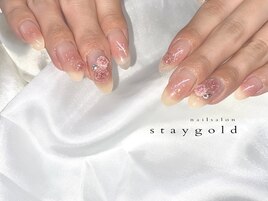 アミ施術お客様ネイル