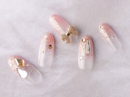 キラキラ☆リボンネイル