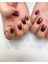 ウロネイルズ(ulo nails)/ブラウンとパープルニュアンス