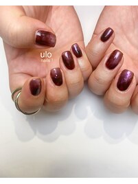 ブラウンとパープルニュアンス