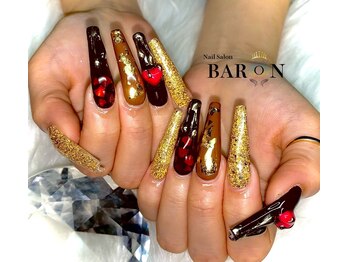 バロン 新宿店(BARON)/バレンタインネイル