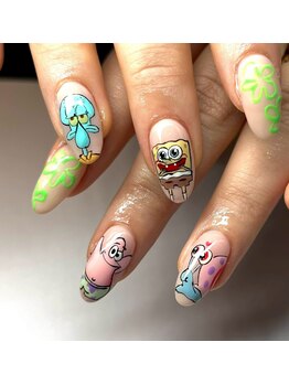 Silent/話さないネイルサロン【3/1 NEW OPEN（予定）】 /キャラネイル