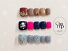 【フットネイル】Nana指名/定額フットネイル(選べるデザイン3種類)