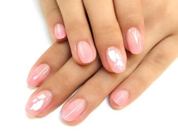 ネイルサロン ジュネイル(NAIL SALON JUNAIL)/ピンクグラデ×シェル