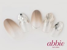 ネイルサロンアビー 北千住店(abbie)/シルバーグラデーション￥12056