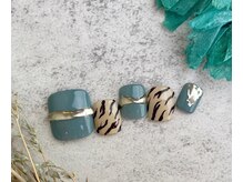 ネイルサロン&スクール ジーナ(GINA)/ニュアンスゼブラネイル