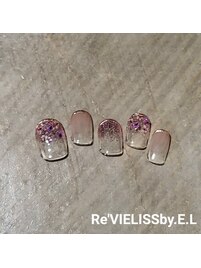 押し花ネイル