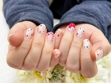 プルミエ ネイル(Premier Nail)/お持込み☆Happy Holidayネイル