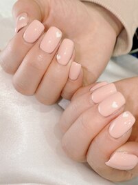 大人のバレンタインネイル