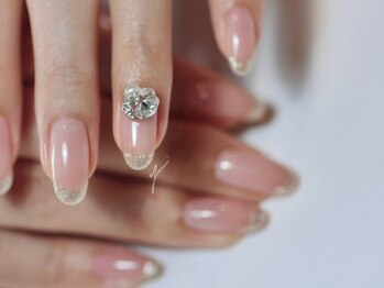 ネイルズ バイ ユイ 外苑前(Nails by Yui)/ビジューラメフレンチネイル