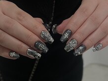 クリーム(cream)/黒/シルバー/y2k/クロム