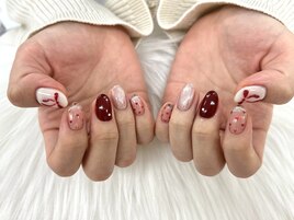 [木村]ちゅるんリボンネイル