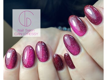 キャンアイドレッシー 学芸大学店(Can I Dressy)/マグネットネイル