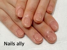 ネイルズアリー 立川店(Nails ally)/ちゅるんネイル×シアー×春
