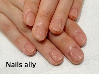 ネイルズアリー 立川店(Nails ally)/ちゅるんネイル×シアー×春