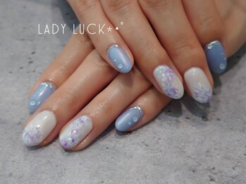 レディラック バイ キャンアイドレッシー(Lady Luck by Can I Dressy)/あじさいネイル☆