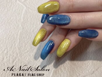 エーネイルサロン プラーカ本店(A-Nail Salon)/　ビビットマグネット