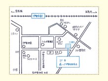 癒し～ぷ 伊勢市駅前店の雰囲気（アクセス情報です。伊勢市駅からすぐです。）