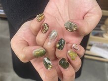 イビズ 新宿店(eviz)/個性派ニュアンスネイル