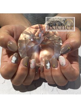 エスフィーネイルサロン リシェル(Esfy nailsalon Richer)/猫ちゃんネイル