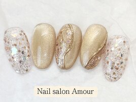 キラキラ春夏のネイル¥7980